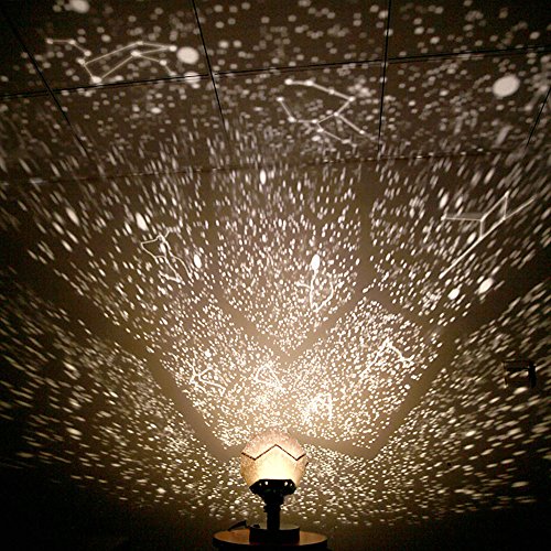Minidiva Romantische Stern-Nachtlichter Projektor-Nachtlampe Sternenhimmel Schlafzimmer Dekoration Beleuchtung Gadget