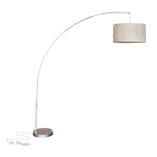 vidaXL Bogenlampe Design 192cm Stehlampe Papierlampe Stehleuchte Standleuchte
