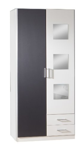 Wimex Kleiderschrank/Drehtürenschrank Rocco, 2 Türen, (B/H/T) 90 x 197 x 58 cm, Mehrfarbig