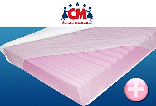 Miami Plus 7-Zonen Kaltschaummatratze 90x200 cm, Härtegrad H3. Orthopädische Qualitätsmatratze, Höhe 17cm, atmungsaktiv, Allergiker geeignet, ideal ab 85 Kilo Körpergewicht. Made in Germany