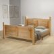 Festnight Holzbett Doppelbett Bett Bettgestell Gästebett aus Holz ohne Matratze 140 x 200 cm