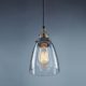 Huntvp Pendelleuchte Retro Industrie Hängelampe E27 Vintage Glas Lampenschirm Loft Deckenleuchten Geeignet für Wohnzimmer Esszimmer Cafe Bar Küche usw. [Ohne Lichtquelle]