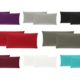 Doppelpack Baumwolle Renforcé Kissenbezug, Kissenbezüge, Kissenhüllen 40x80 cm in 8 Modernen Farben Bordeaux