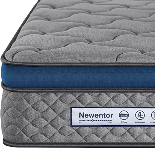 Newentor® Taschenfederkernmatratze 160x200x25 cm - Ergonomische 7 Zonen Matratze - Öko-Tex Zertifiziert, Bezug Waschbar